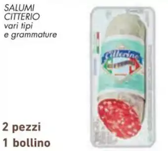 Conad SALUMI CITTERIO vari tipi e grammature offerta