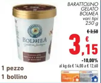 BARATTOLINO GELATO BOLMEA vari tipi 250 g
