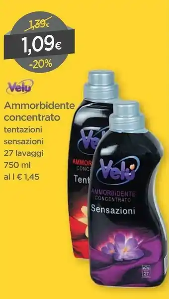 DPiù Vellu Ammorbidente Concentrato offerta