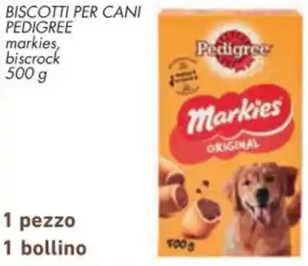 Conad BISCOTTI PER CANI PEDIGREE markies, biscrock 500 g offerta