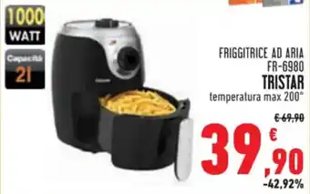 Conad FRIGGITRICE AD ARIA TRISTAR temperatura max 200⁰ offerta
