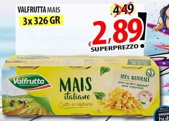 Il Genio Supermercato VALFRUTTA MAIS 3x 326 GR offerta