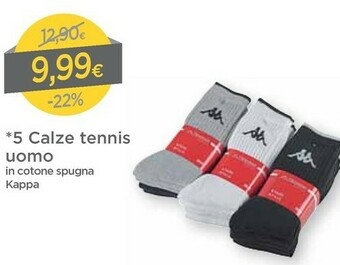 DPiù 5 Calze Tennis Uomo offerta
