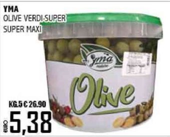Big Food YMA OLIVE VERDI-SUPER SUPER MAXI offerta