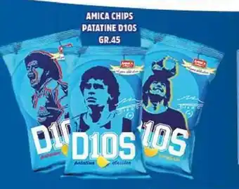 Big Food AMICA CHIPS PATATINE D10S GR.45 offerta