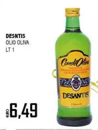Big Food DESNTIS OLIO OLIVA LT1 offerta