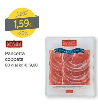 DPiù Salumeria del corso Pancetta Coppata offerta