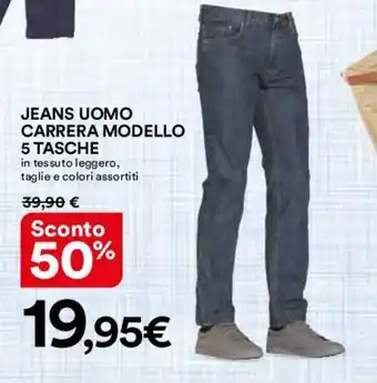 Ipercoop JEANS UOMO CARRERA MODELLO 5 TASCHE offerta