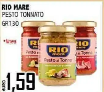 Big Food RIO MARE PESTO TONNATO GR.130 offerta