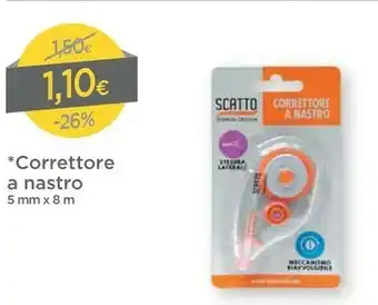 Scatto Correttore A Nastro