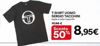 Ipercoop T-SHIRT UOMO SERGIO TACCHINI taglie e colori assortiti offerta