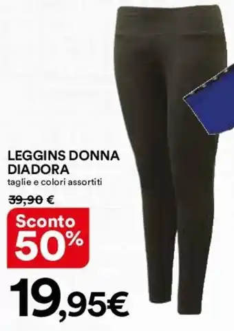 Ipercoop LEGGINS DONNA DIADORA taglie e colori assortiti offerta