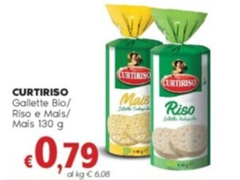 CURTIRISO Gallette Bio/ Riso e Mais/ Mais 130 g