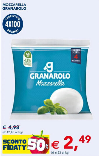 Esselunga MOZZARELLA GRANAROLO offerta