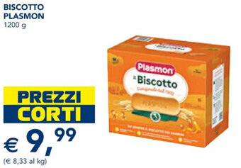 Esselunga BISCOTTO PLASMON 1200 g offerta