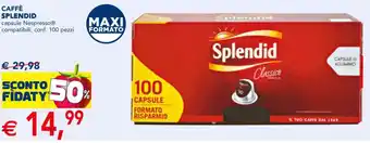 Esselunga CAFFÈ SPLENDID capsule NespressoⓇ compatibili, conf. 100 pezzi offerta
