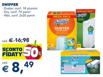 Esselunga SWIFFER Duster, conf. 18 piumini offerta