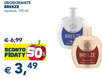 Esselunga DEODORANTE BREEZE squeeze, 125 ml offerta