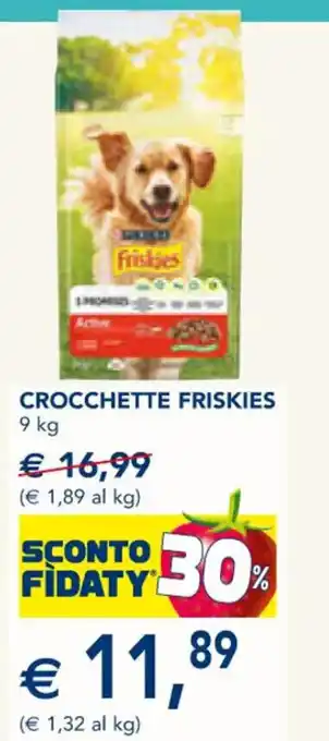 Esselunga CROCCHETTE FRISKIES 9 kg offerta