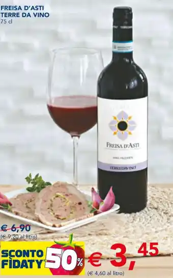 Esselunga FREISA D'ASTI TERRE DA VINO 75 cl offerta