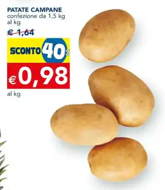 Esselunga PATATE CAMPANE confezione da 1,5 kg al kg offerta