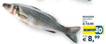 Esselunga BRANZINO già pulito, offerta