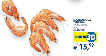 Esselunga MAZZANCOLLE TROPICALI 30-50, cotte, offerta