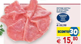 Esselunga FETTINE SOTTILI DI SCOTTONA NATURAMA offerta