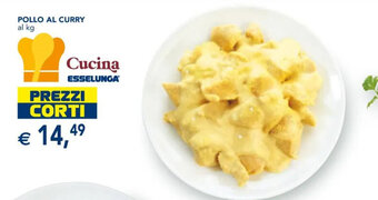 Esselunga POLLO AL CURRY al kg offerta
