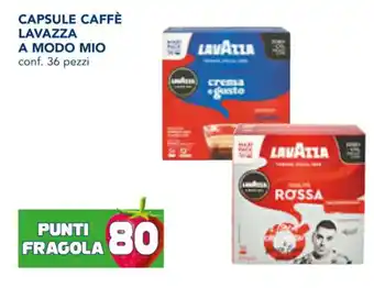 Esselunga CAPSULE CAFFÈ LAVAZZA A MODO MIO conf. 36 pezzi offerta