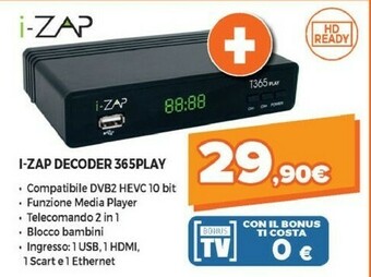 Expert I-Zap Decoder 365Play offerta