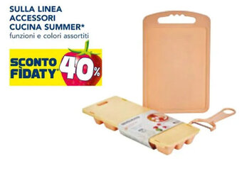 Esselunga SULLA LINEA ACCESSORI CUCINA SUMMER* funzioni e colori assortiti offerta