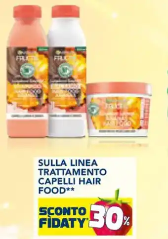 Esselunga SULLA LINEA TRATTAMENTO CAPELLI HAIR FOOD** offerta