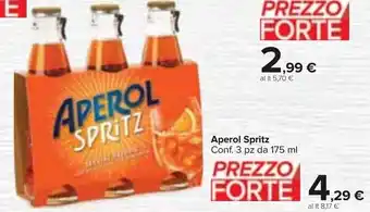 Carrefour Aperol Spritz Conf. 3 pz da 175 ml offerta