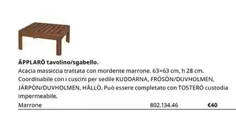 IKEA Àpplarò Tavolino/ Sgabello offerta
