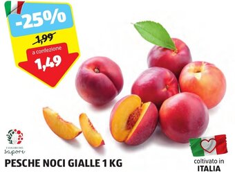 ALDI PESCHE NOCI GIALLE 1 KG offerta