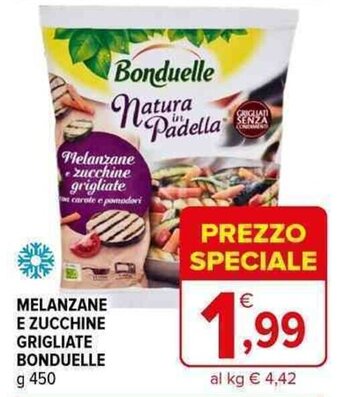 Iperal MELANZANE E ZUCCHINE GRIGLIATE BONDUELLE g 450 offerta