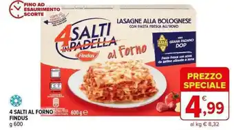 Iperal 4 SALTI AL FORNO FINDUS g 600 offerta