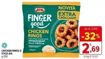 Iperal CHICKEN RINGS O STICK AIA g 220 offerta