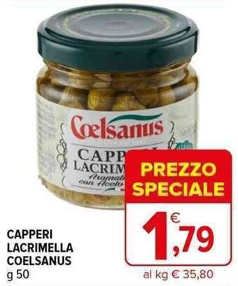 Iperal CAPPERI LACRIMELLA COELSANUS g 50 offerta