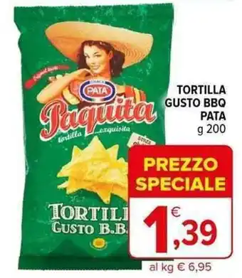 Iperal TORTILLA GUSTO BBQ PATA g 200 offerta