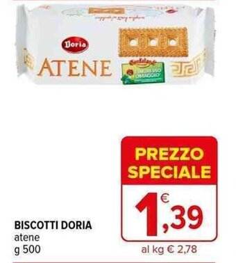 Iperal BISCOTTI DORIA atene g 500 offerta