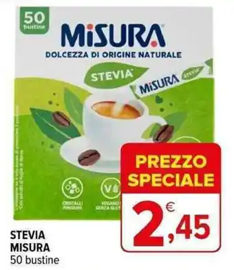 Iperal STEVIA MISURA 50 bustine offerta