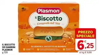 Iperal IL BISCOTTO DEI BAMBINI PLASMON g 720 offerta