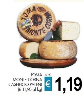 PrestoFresco Toma Monte Corna Caseificio Paleni offerta