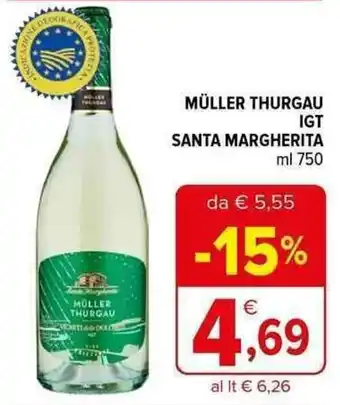 Iperal MÜLLER THURGAU IGT SANTA MARGHERITA ml 750 offerta