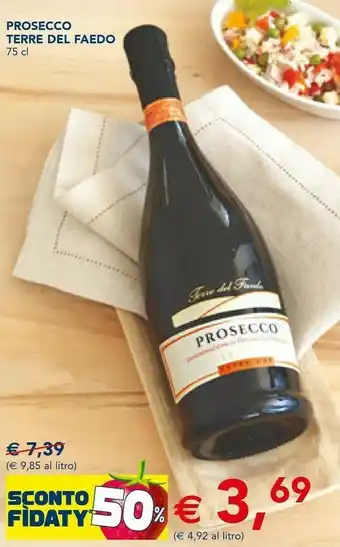 Esselunga Terre Del Faedo Prosecco 750 Ml offerta