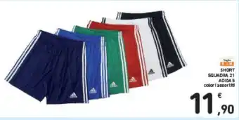 Conad SHORT SQUADRA 21 ADIDAS coloriassortiti offerta