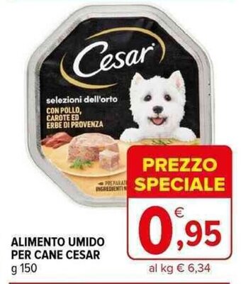 Iperal ALIMENTO UMIDO PER CANE CESAR g 150 offerta