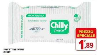 Iperal SALVIETTINE INTIME CHILLY offerta